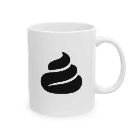 Pee Poo Logo Ceramic Mug (11oz)